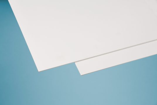 50 x 50 cm guttagliss Creativplatten weiß 3 mm  Kunststoffplatte 