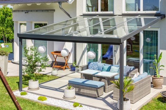 
                                                            Terrassendach Premium 4x4 anthrazit Echtlas 02
                                                    