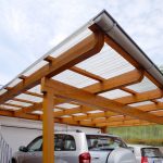 Carport mit Acryl Wellplatten Acryl