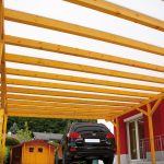 Carport mit Acryl Stegplatten