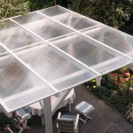 Pergola mit Polycarbonat Stegplatten