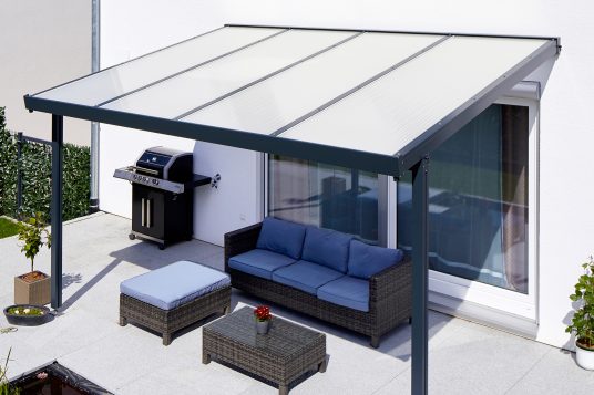 
                                                            Terrassendach Premium Acryl Klima blue
                                                    