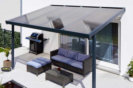 
                                                            Terrassendach Premium Polycarbonat bronze
                                                    