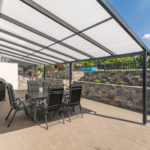 Terrassendach 7x5 m anthrazit